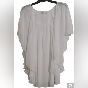 Cato Womens Bloues Sleeveless Sheer Top with Tank Top Size 18/20W